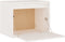 vidaXL - Wandkast - 45x30x35 - cm - massief - grenenhout - wit