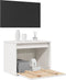 vidaXL - Wandkast - 45x30x35 - cm - massief - grenenhout - wit