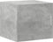 vidaXL - Wandkast - 45x42,5x40 - cm - bewerkt - hout - betongrijs