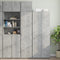 vidaXL - Wandkast - 45x42,5x40 - cm - bewerkt - hout - betongrijs