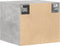 vidaXL - Wandkast - 45x42,5x40 - cm - bewerkt - hout - betongrijs