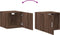 vidaXL - Wandkast - 45x42,5x40 - cm - bewerkt - hout - bruin - eikenkleurig