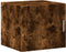 vidaXL - Wandkast - 45x42,5x40 - cm - bewerkt - hout - gerookt - eikenkleurig