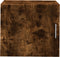 vidaXL - Wandkast - 45x42,5x40 - cm - bewerkt - hout - gerookt - eikenkleurig