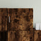 vidaXL - Wandkast - 45x42,5x40 - cm - bewerkt - hout - gerookt - eikenkleurig