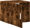 vidaXL - Wandkast - 45x42,5x40 - cm - bewerkt - hout - gerookt - eikenkleurig