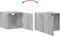 vidaXL - Wandkast - 45x42,5x40 - cm - bewerkt - hout - grijs - sonoma - eikenkleurig