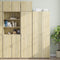 vidaXL - Wandkast - 45x42,5x40 - cm - bewerkt - hout - sonoma - eikenkleurig