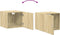 vidaXL - Wandkast - 45x42,5x40 - cm - bewerkt - hout - sonoma - eikenkleurig
