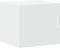 vidaXL - Wandkast - 45x42,5x40 - cm - bewerkt - hout - wit