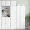vidaXL - Wandkast - 45x42,5x40 - cm - bewerkt - hout - wit