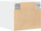 vidaXL - Wandkast - 45x42,5x40 - cm - bewerkt - hout - wit