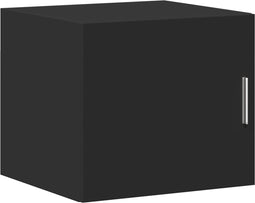 vidaXL - Wandkast - 45x42,5x40 - cm - bewerkt - hout - zwart