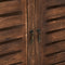 vidaXL - Wandkast - 46x24x140 - cm - massief - paulowniahout - donkerbruin