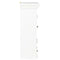 vidaXL - Wandkast - 49x22x59 - cm - bewerkt - hout - wit
