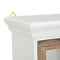 vidaXL - Wandkast - 49x22x59 - cm - bewerkt - hout - wit