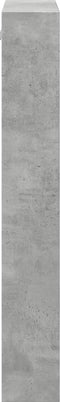 vidaXL - Wandkast - 50x15x100 - cm - bewerkt - hout - betongrijs