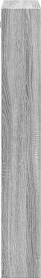 vidaXL - Wandkast - 50x15x100 - cm - bewerkt - hout - grijs - sonoma - eikenkleurig