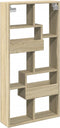 vidaXL - Wandkast - 50x15x100 - cm - bewerkt - hout - sonoma - eikenkleurig