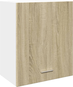 vidaXL - Wandkast - 50x31x60 - cm - bewerkt - hout - sonoma - eikenkleurig