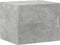 vidaXL - Wandkast - 50x42,5x40 - cm - bewerkt - hout - betongrijs