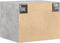 vidaXL - Wandkast - 50x42,5x40 - cm - bewerkt - hout - betongrijs