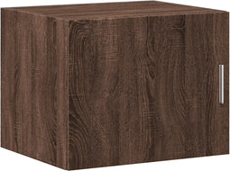 vidaXL - Wandkast - 50x42,5x40 - cm - bewerkt - hout - bruin - eikenkleur