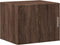 vidaXL - Wandkast - 50x42,5x40 - cm - bewerkt - hout - bruin - eikenkleur