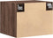 vidaXL - Wandkast - 50x42,5x40 - cm - bewerkt - hout - bruin - eikenkleur