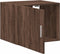 vidaXL - Wandkast - 50x42,5x40 - cm - bewerkt - hout - bruin - eikenkleur