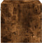 vidaXL - Wandkast - 50x42,5x40 - cm - bewerkt - hout - gerookt - eikenkleurig