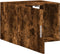 vidaXL - Wandkast - 50x42,5x40 - cm - bewerkt - hout - gerookt - eikenkleurig