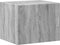 vidaXL - Wandkast - 50x42,5x40 - cm - bewerkt - hout - grijs - sonoma