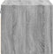 vidaXL - Wandkast - 50x42,5x40 - cm - bewerkt - hout - grijs - sonoma