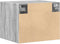 vidaXL - Wandkast - 50x42,5x40 - cm - bewerkt - hout - grijs - sonoma