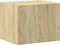 vidaXL - Wandkast - 50x42,5x40 - cm - bewerkt - hout - sonoma - eikenkleurig