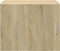 vidaXL - Wandkast - 50x42,5x40 - cm - bewerkt - hout - sonoma - eikenkleurig