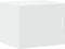 vidaXL - Wandkast - 50x42,5x40 - cm - bewerkt - hout - wit