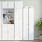 vidaXL - Wandkast - 50x42,5x40 - cm - bewerkt - hout - wit