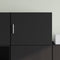 vidaXL - Wandkast - 50x42,5x40 - cm - bewerkt - hout - zwart