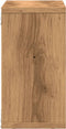 vidaXL - Wandkast - 60x16x30 - cm - bewerkt - hout - artinsanaal - eikenkleurig