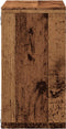 vidaXL - Wandkast - 60x16x30 - cm - bewerkt - hout - oud - houtkleurig