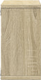 vidaXL - Wandkast - 60x16x30 - cm - bewerkt - hout - sonoma - eikenkleurig