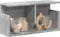 vidaXL - Wandkast - 60x20x30 - cm - bewerkt - hout - betongrijs