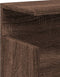 vidaXL - Wandkast - 60x20x30 - cm - bewerkt - hout - bruin - eikenkleurig
