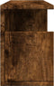 vidaXL - Wandkast - 60x20x30 - cm - bewerkt - hout - gerookt - eikenkleurig
