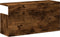 vidaXL - Wandkast - 60x20x30 - cm - bewerkt - hout - gerookt - eikenkleurig