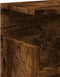 vidaXL - Wandkast - 60x20x30 - cm - bewerkt - hout - gerookt - eikenkleurig