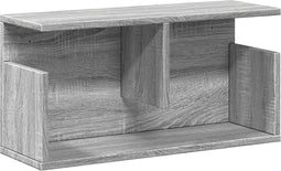 vidaXL - Wandkast - 60x20x30 - cm - bewerkt - hout - grijs - sonoma - eiken