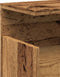 vidaXL - Wandkast - 60x20x30 - cm - bewerkt - hout - oud - houtkleurig